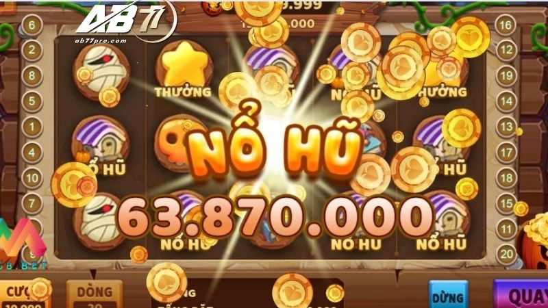 Ưu đãi nổ hũ lên đến 1888k mỗi ngày cho bet thủ ở AB77